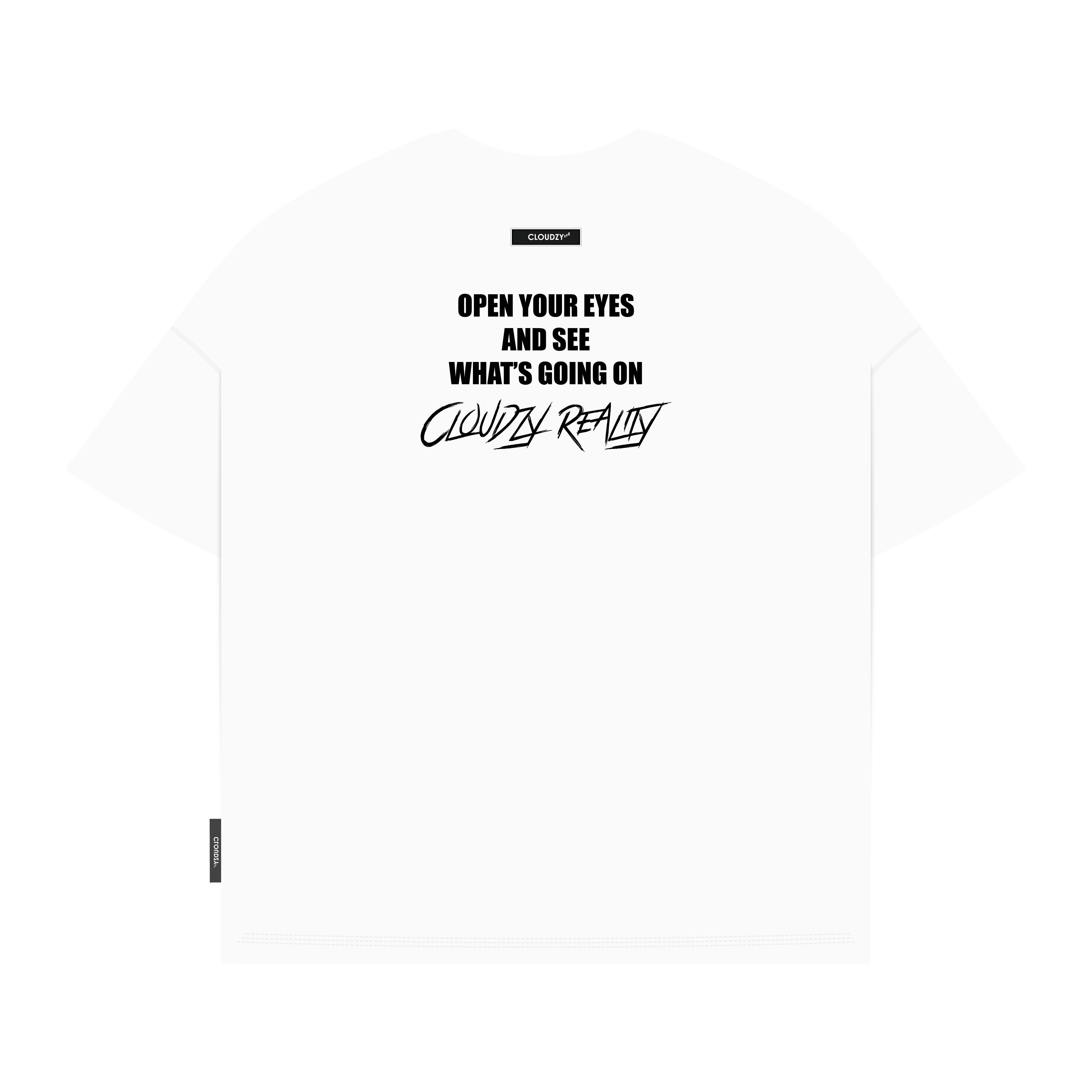 Áo thun boxy nam nữ local brand cloudzy basic unisex phông tay lỡ form boxy cổ tròn oversize REALITY