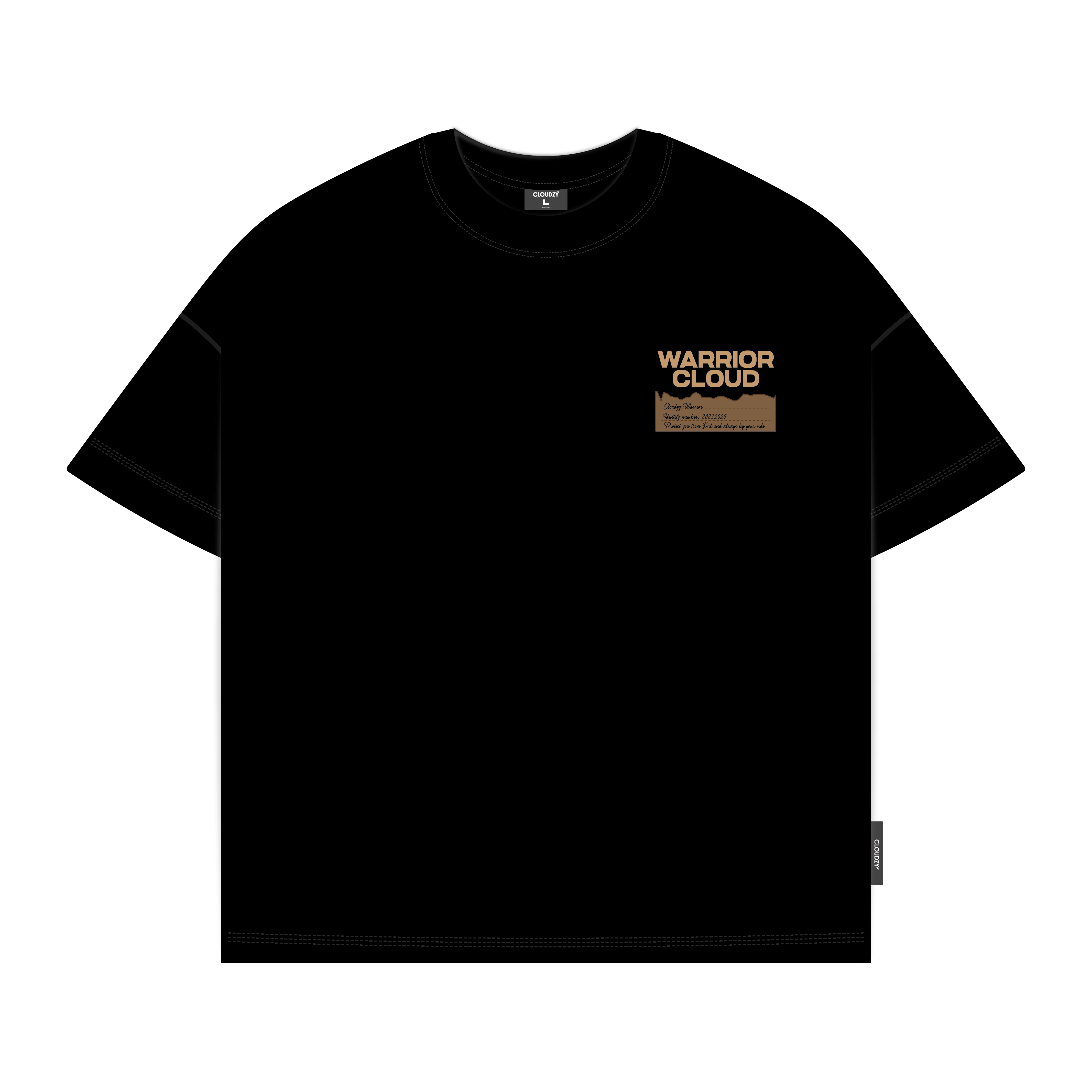 Áo thun boxy local brand CLOUDZY 100% cotton 250gsm dày dặn áo phông form rộng nam nữ unisex WARRI