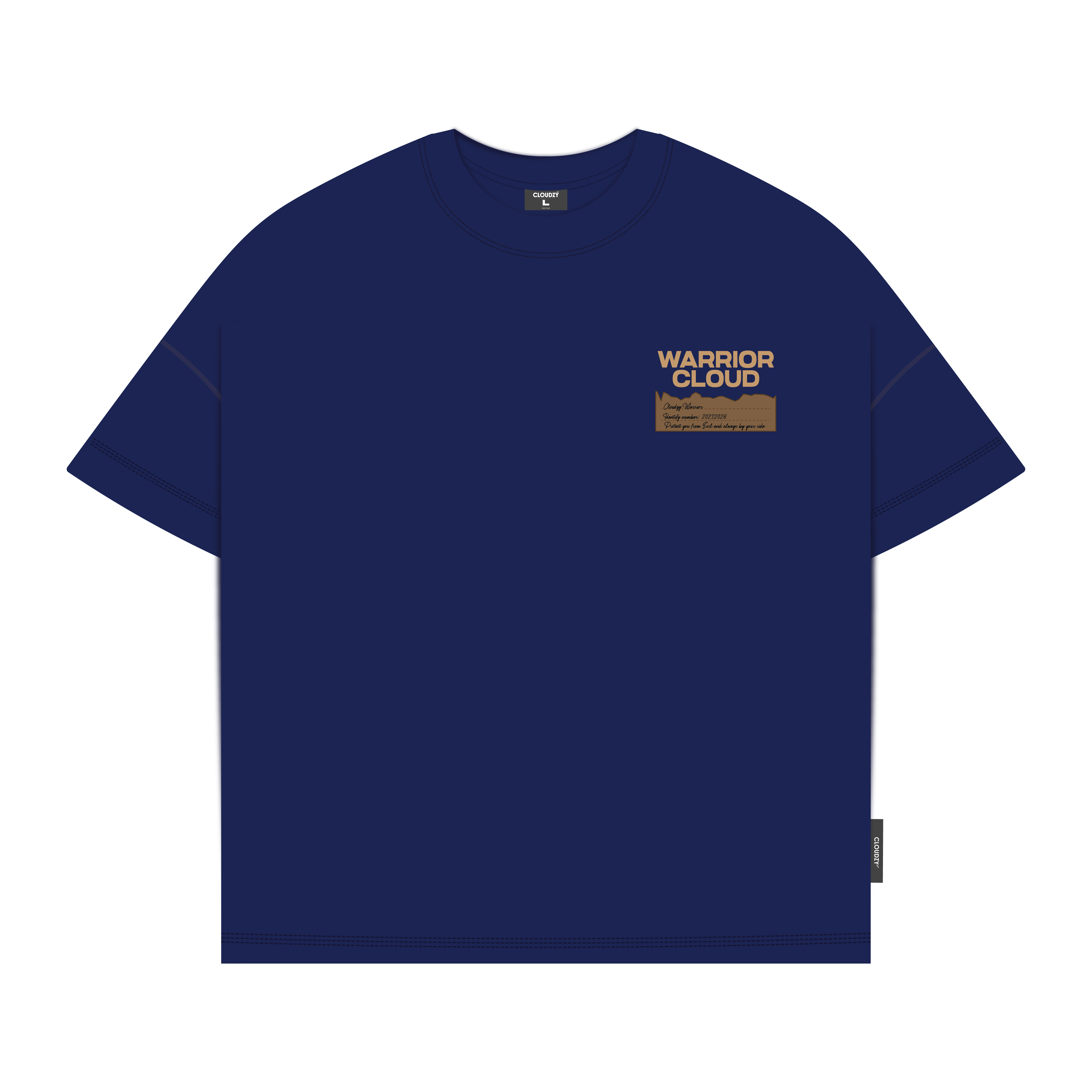 Áo thun boxy local brand CLOUDZY 100% cotton 250gsm dày dặn áo phông form rộng nam nữ unisex WARRI