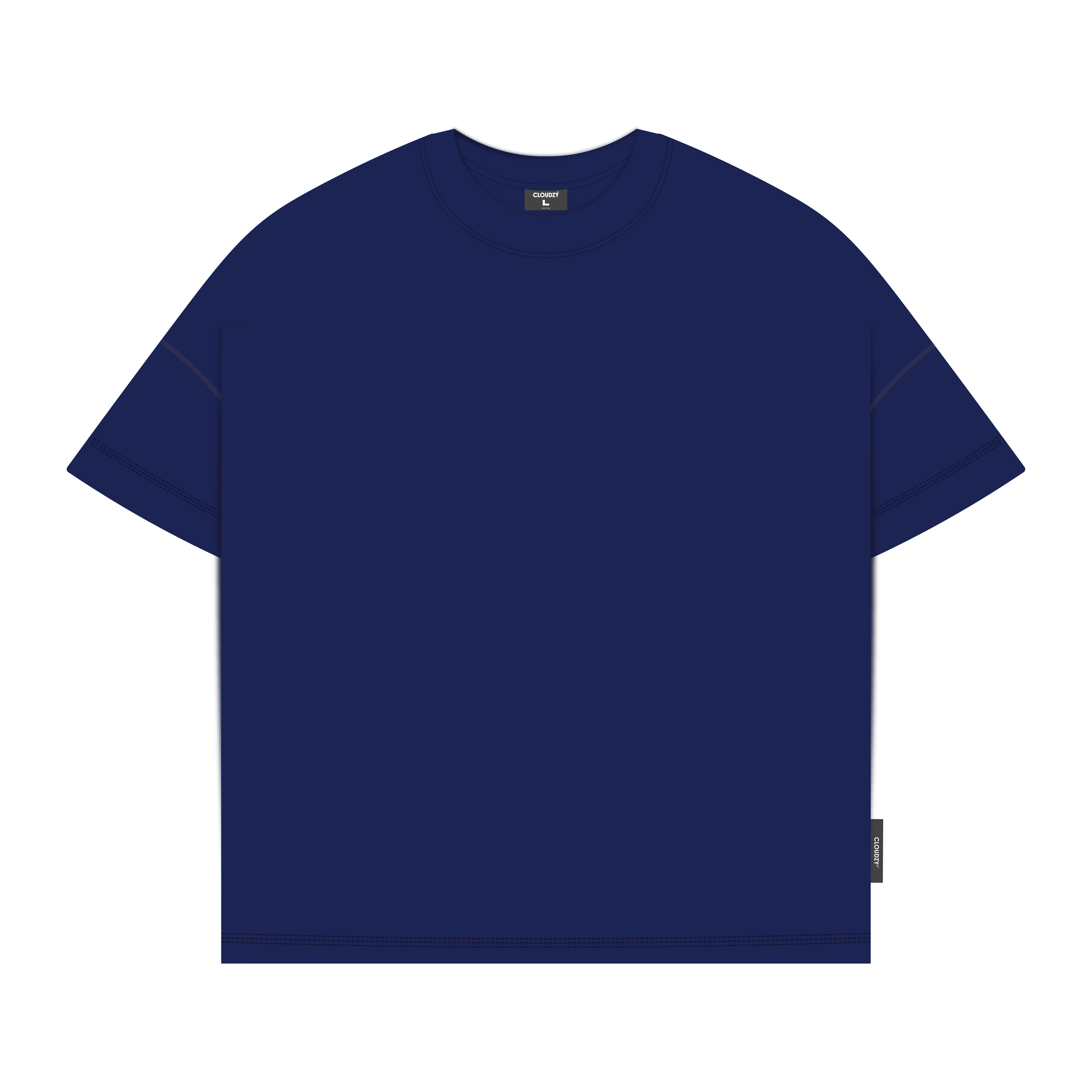 Áo thun Boxy nam nữ tay lỡ phông BOXY TRƠN unisex form boxy Cloudzy local brand cổ tròn 100% cotton