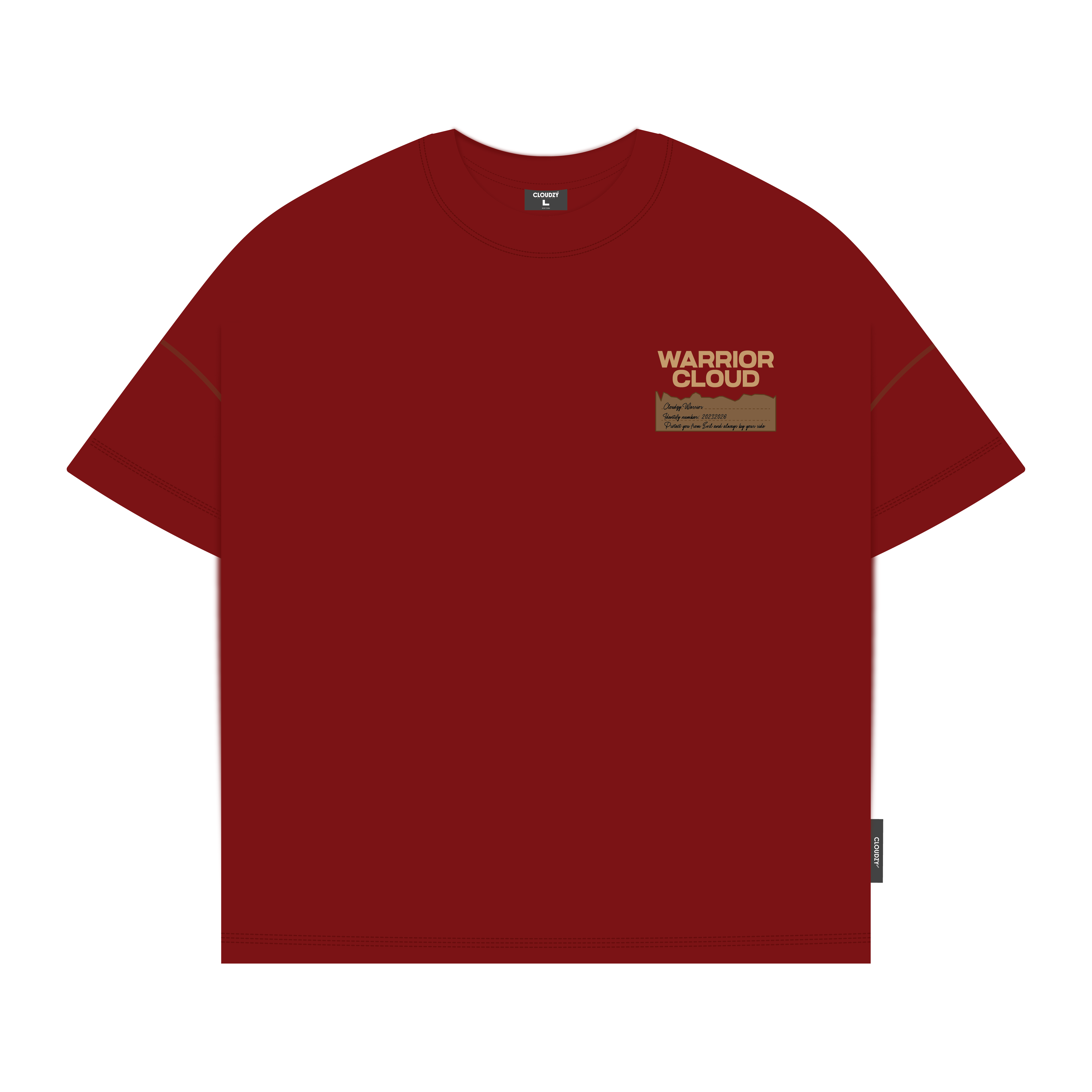Áo thun boxy local brand CLOUDZY 100% cotton 250gsm dày dặn áo phông form rộng nam nữ unisex WARRI