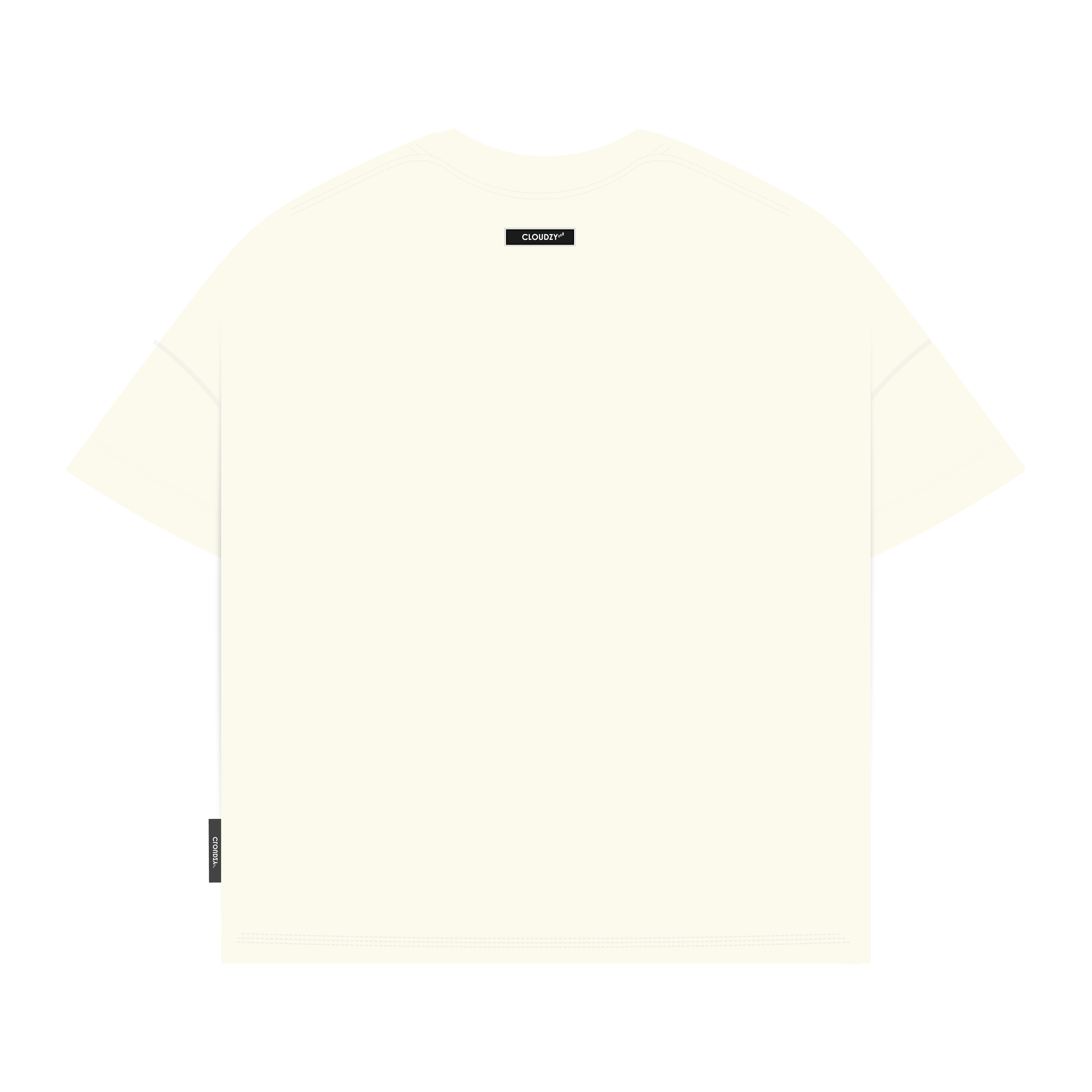 Áo thun boxy thêu Cloudzy unisex phông tay lỡ nữ nam cotton phối màu form rộng boxy MESS
