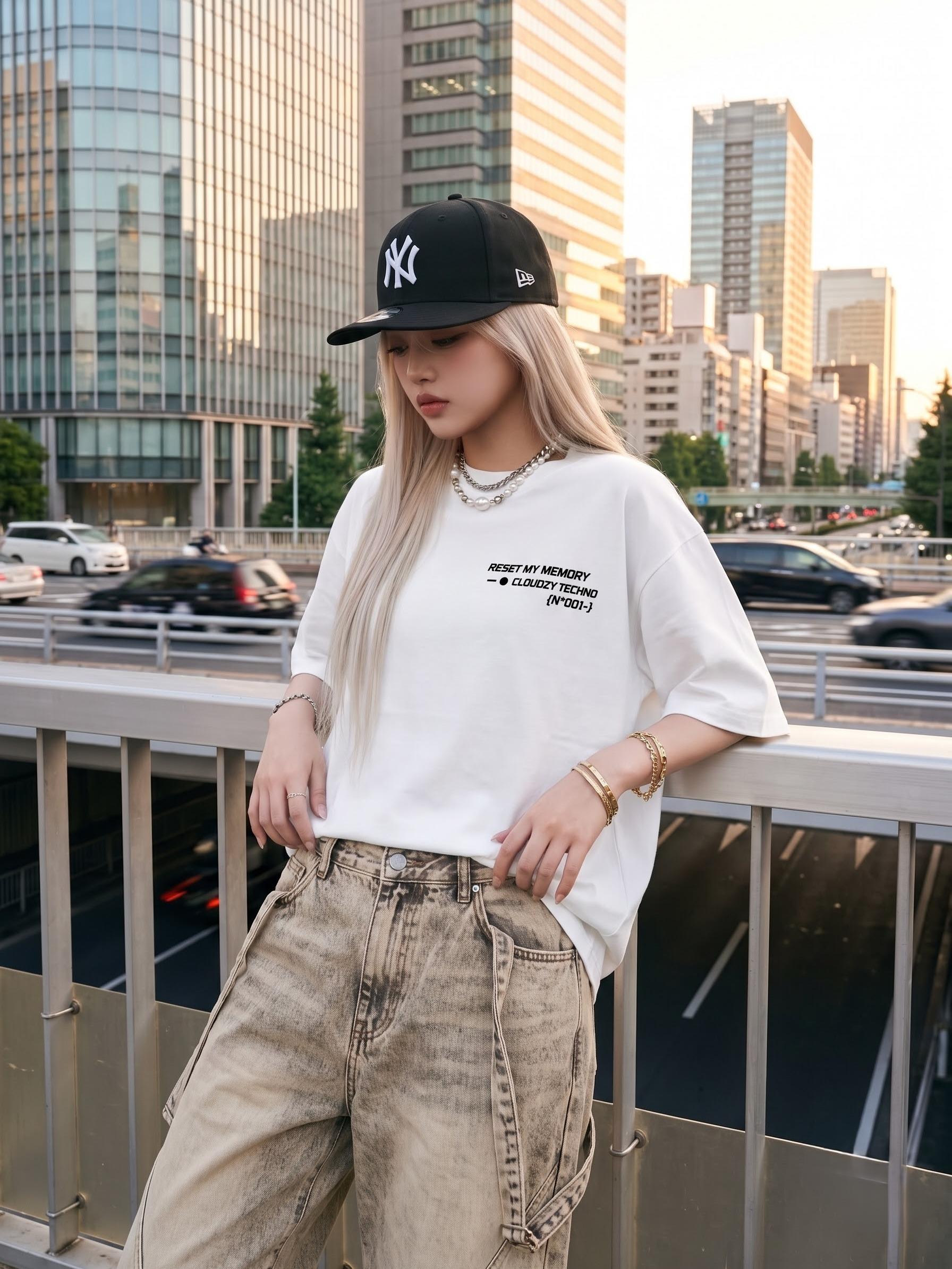 [NEW] Áo thun oversize CLOUDZY in chữ 100% cotton 250gsm áo phông form rộng nam nữ unisex local brand streetwear RESET