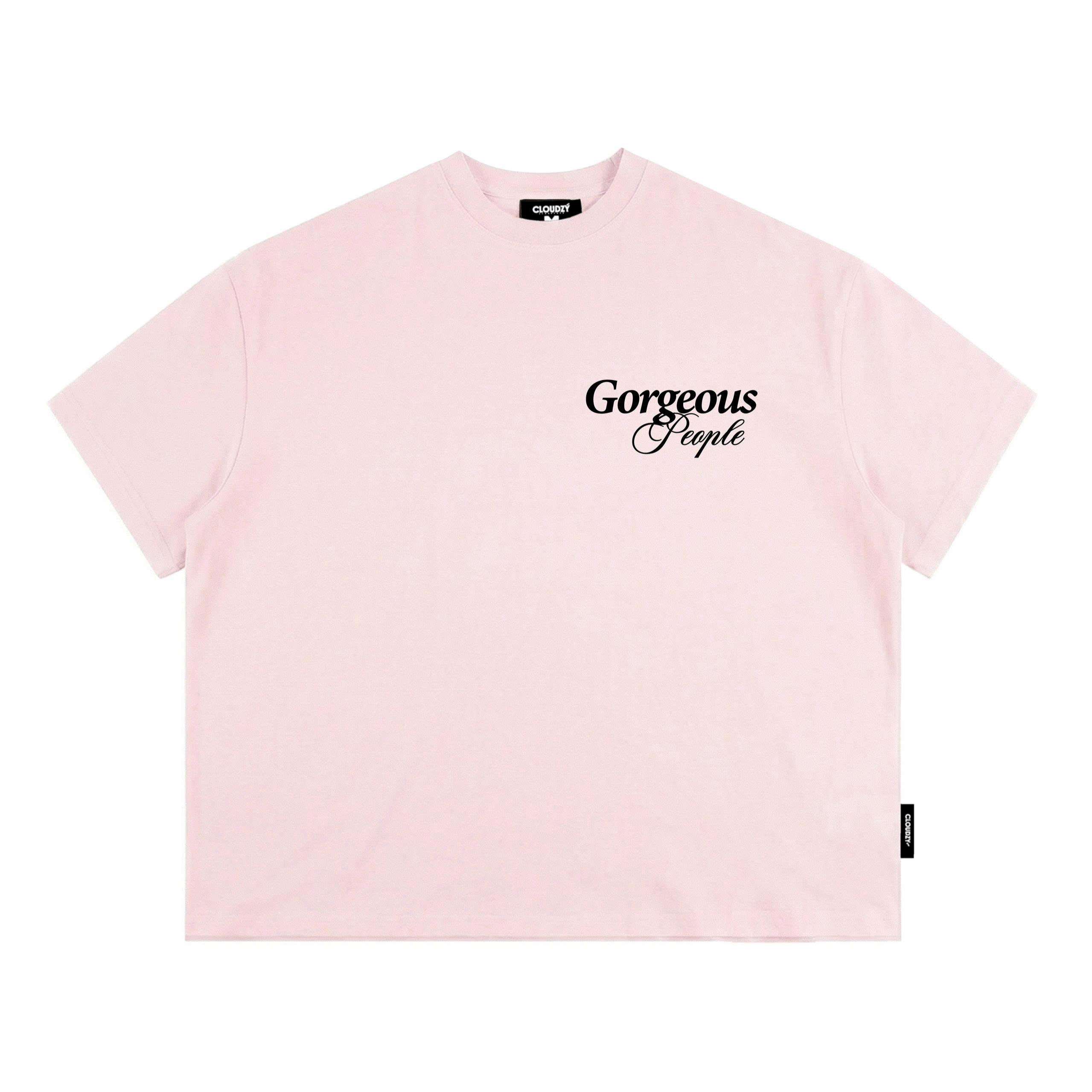 Áo thun boxy CLOUDZY in chữ vải 100% cotton dày dặn 250gsm nam nữ áo phông local brand streetwear GORGEOUS
