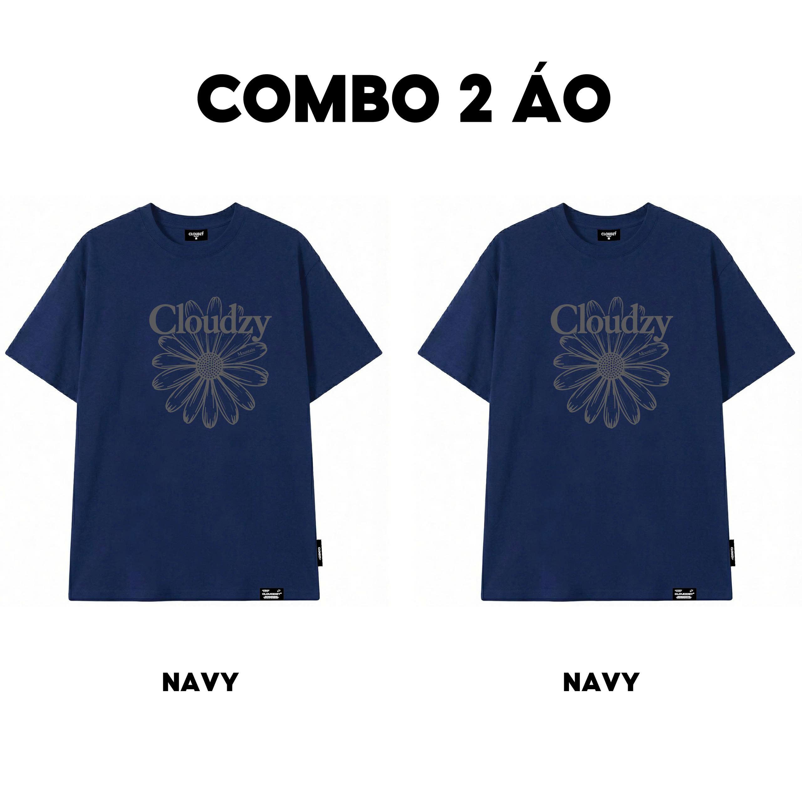 [NEW] Áo thun oversize CLOUDZY in hình hoa cúc 100% cotton 250gsm áo phông form rộng nam nữ unisex local brand POSY