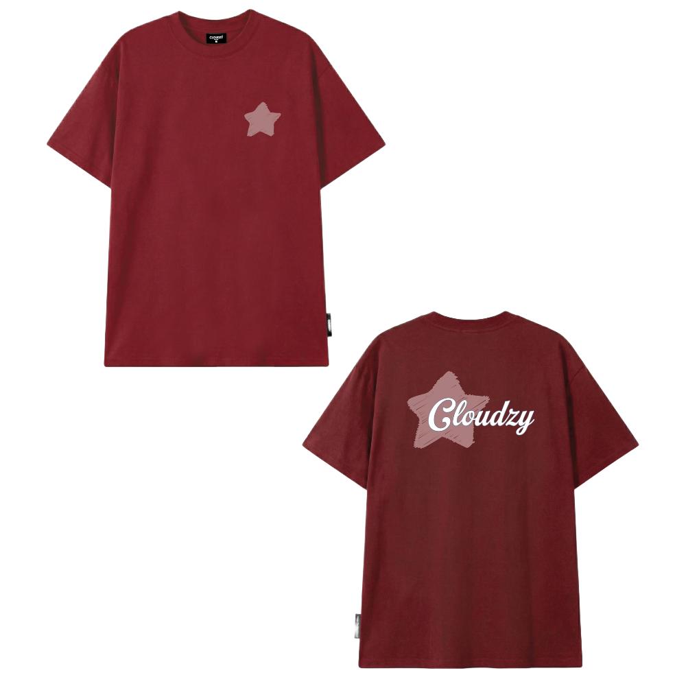 [NEW] Áo thun oversize CLOUDZY in chữ vải cotton 100% 250gsm form rộng nam nữ áo phông regular local brand streetwear basic NOVA
