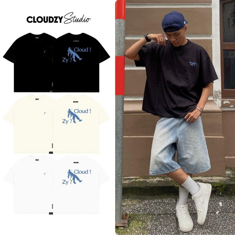 Áo thun boxy tee AIRY local brand Cloudzy unisex phông tay lỡ nữ cotton phối màu form rộng boxy