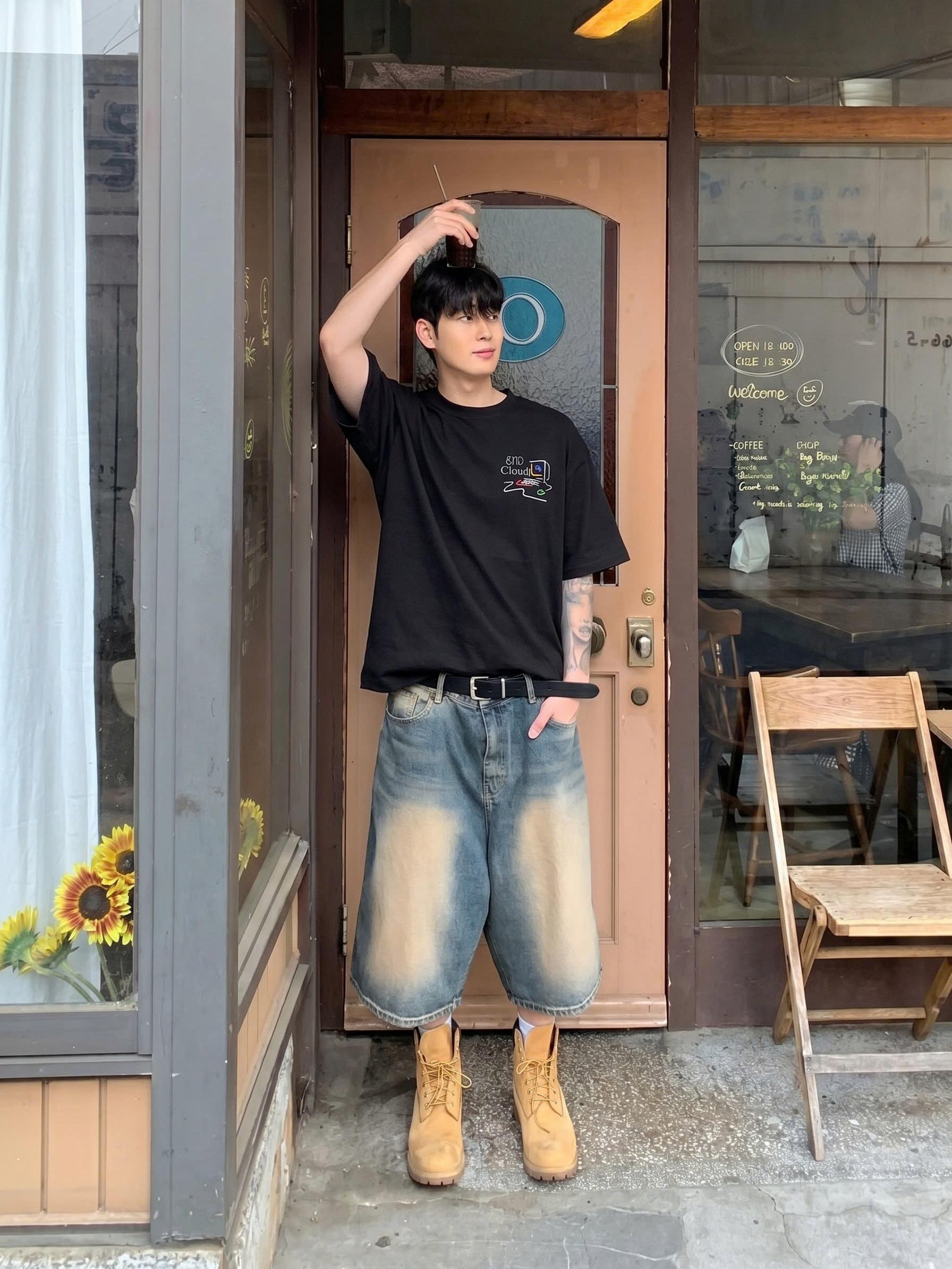 [NEW] Áo thun boxy CLOUDZY in hình máy tính retro 100% cotton 250gsm dày dặn áo phông form rộng nam nữ unisex END