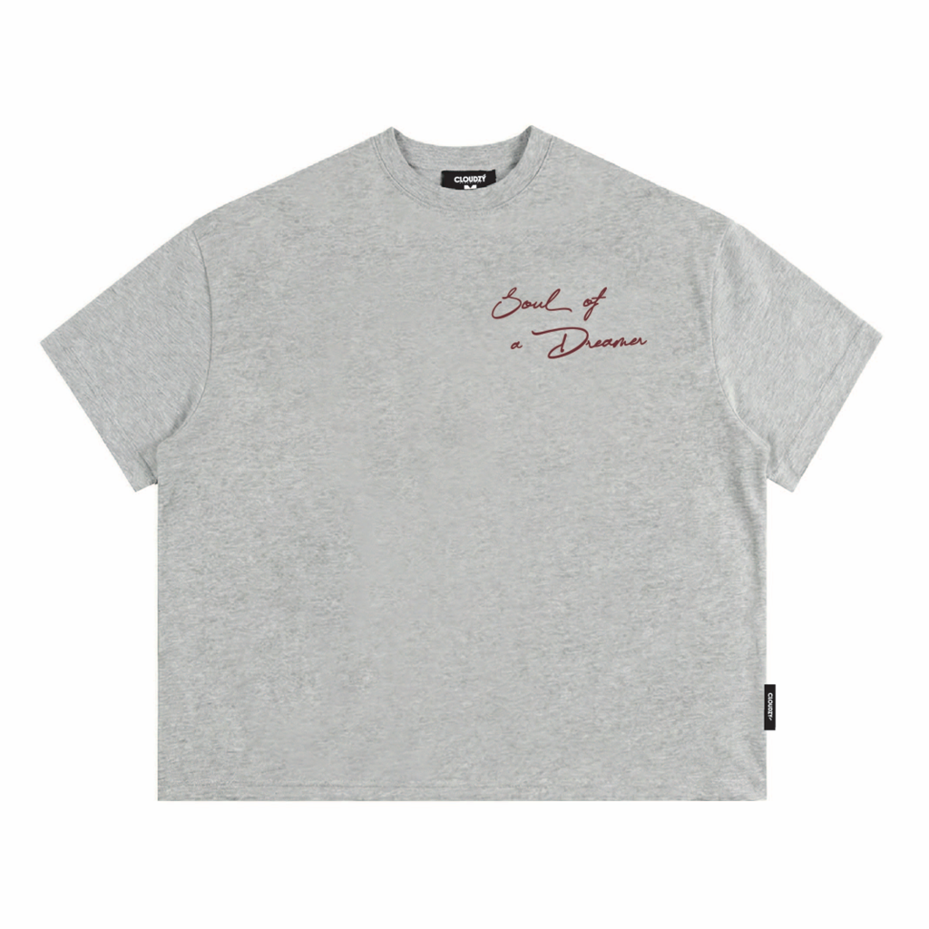 [NEW] Áo thun boxy CLOUDZY in chữ vải cotton 100% 250gsm form rộng nam nữ áo phông local brand streetwear basic OF