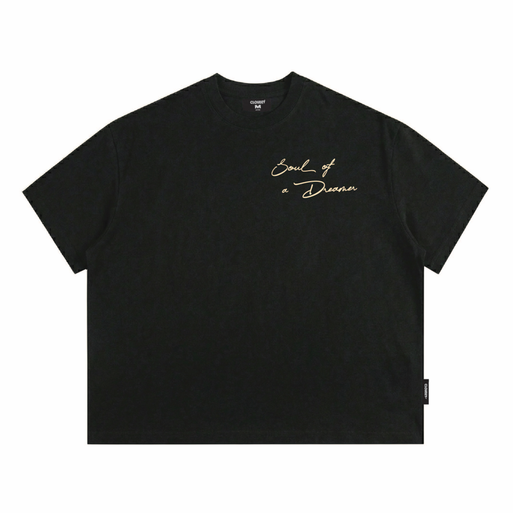 [NEW] Áo thun boxy CLOUDZY in chữ vải cotton 100% 250gsm form rộng nam nữ áo phông local brand streetwear basic OF
