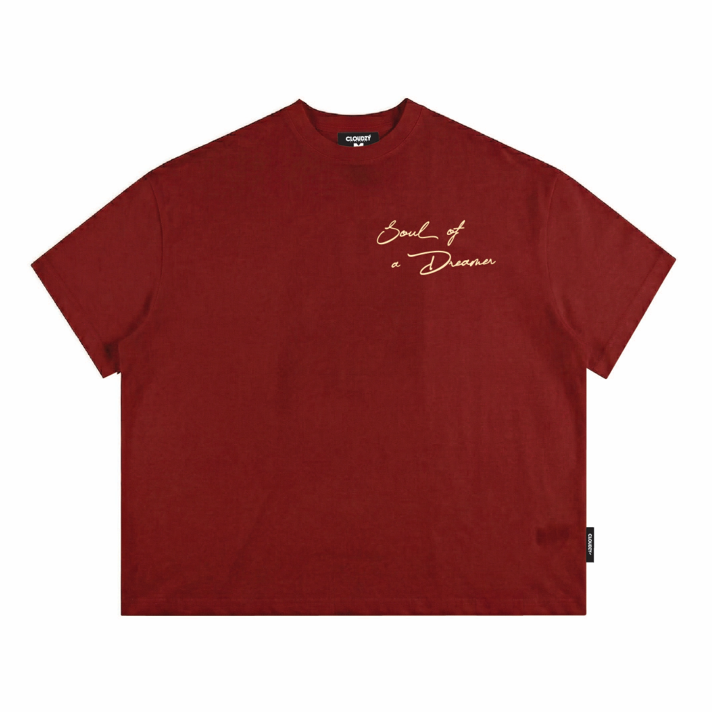 [NEW] Áo thun boxy CLOUDZY in chữ vải cotton 100% 250gsm form rộng nam nữ áo phông local brand streetwear basic OF