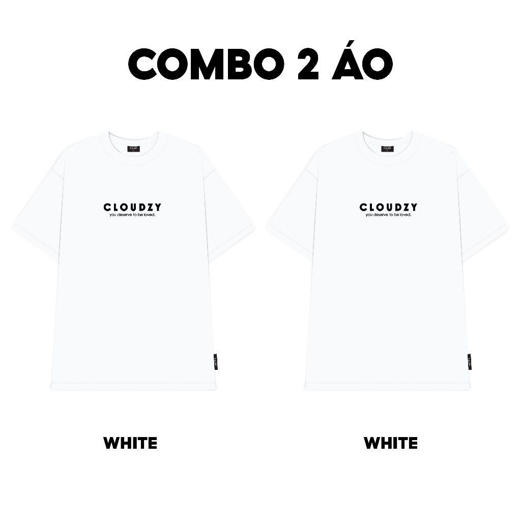 Áo thun nữ nam unisex tay lỡ phông local brand form rộng teen cổ tròn oversize CLOUDZY BE LOVED