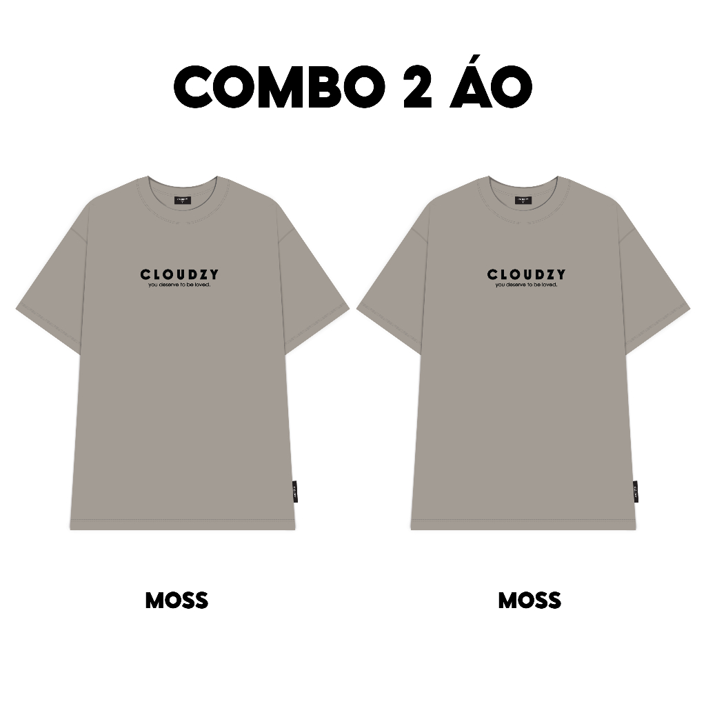 Áo thun nữ nam unisex tay lỡ phông local brand form rộng teen cổ tròn oversize CLOUDZY BE LOVED