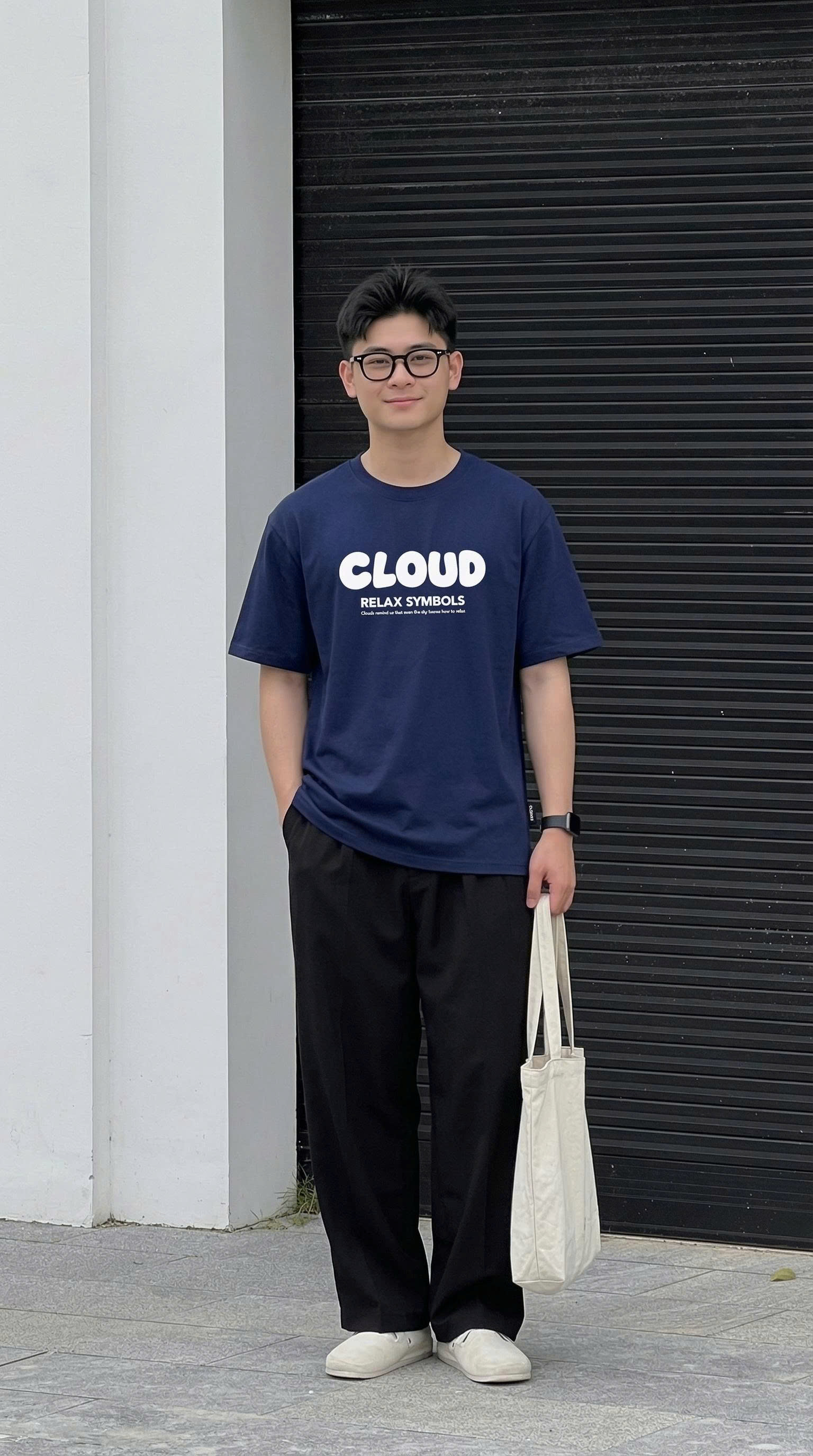 Áo phông oversize CLOUDZY cotton 100% 250gsm áo thun nam nữ form rộng đồ đôi unisex local brand basic RELAX