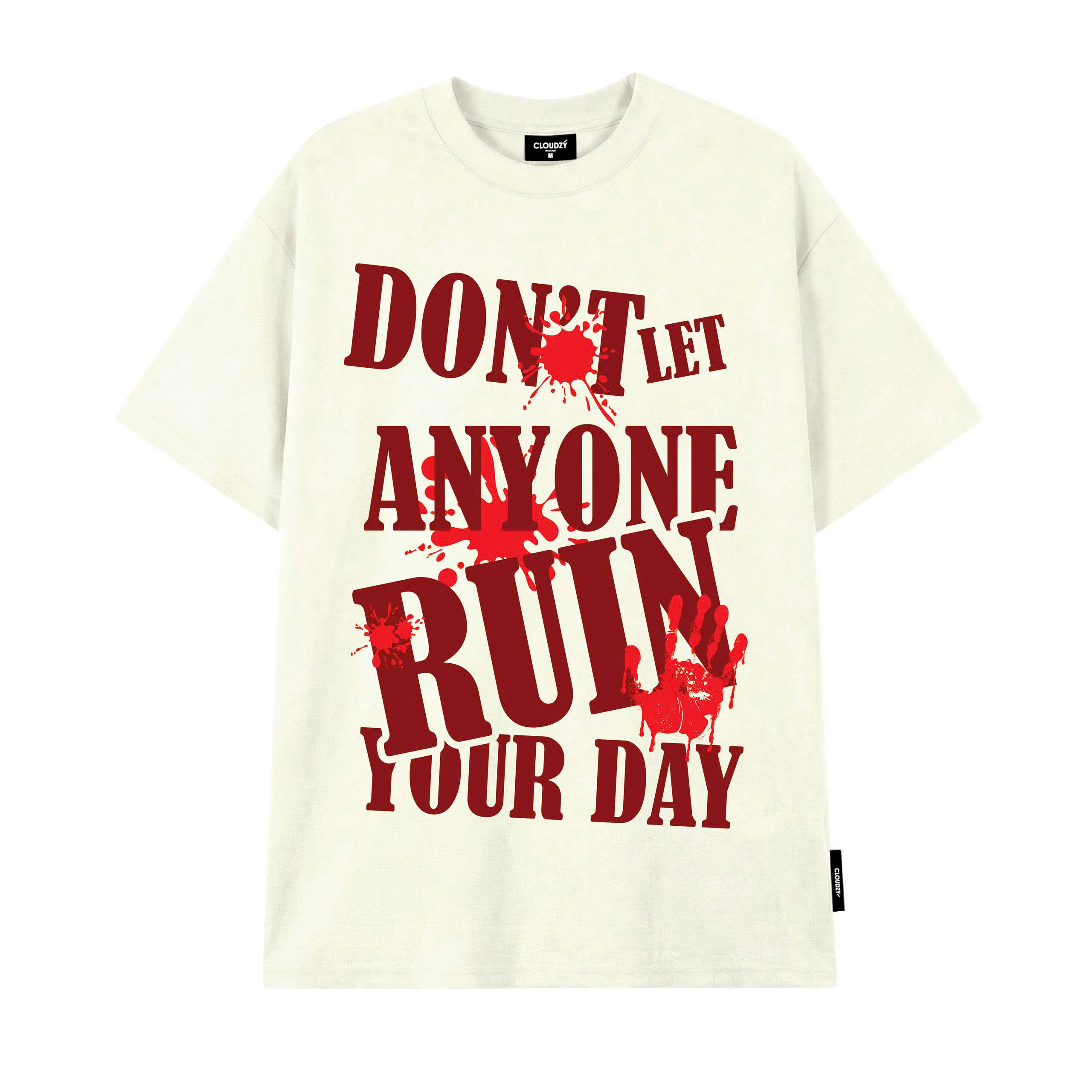 Áo thun nam unisex basic phông nữ localbrand chính hãng form rộng cổ tròn cotton CLOUDZY RUIN