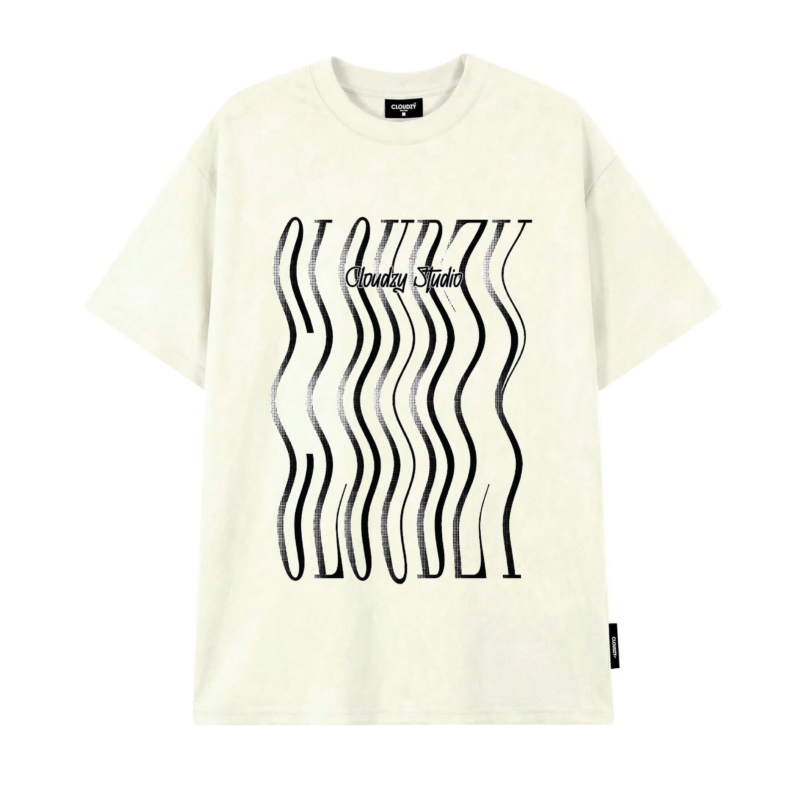 Áo thun nam nữ unisex tay lỡ phông oversize localbrand CLOUDZY rộng phong cách Hàn Quốc AT WAVE