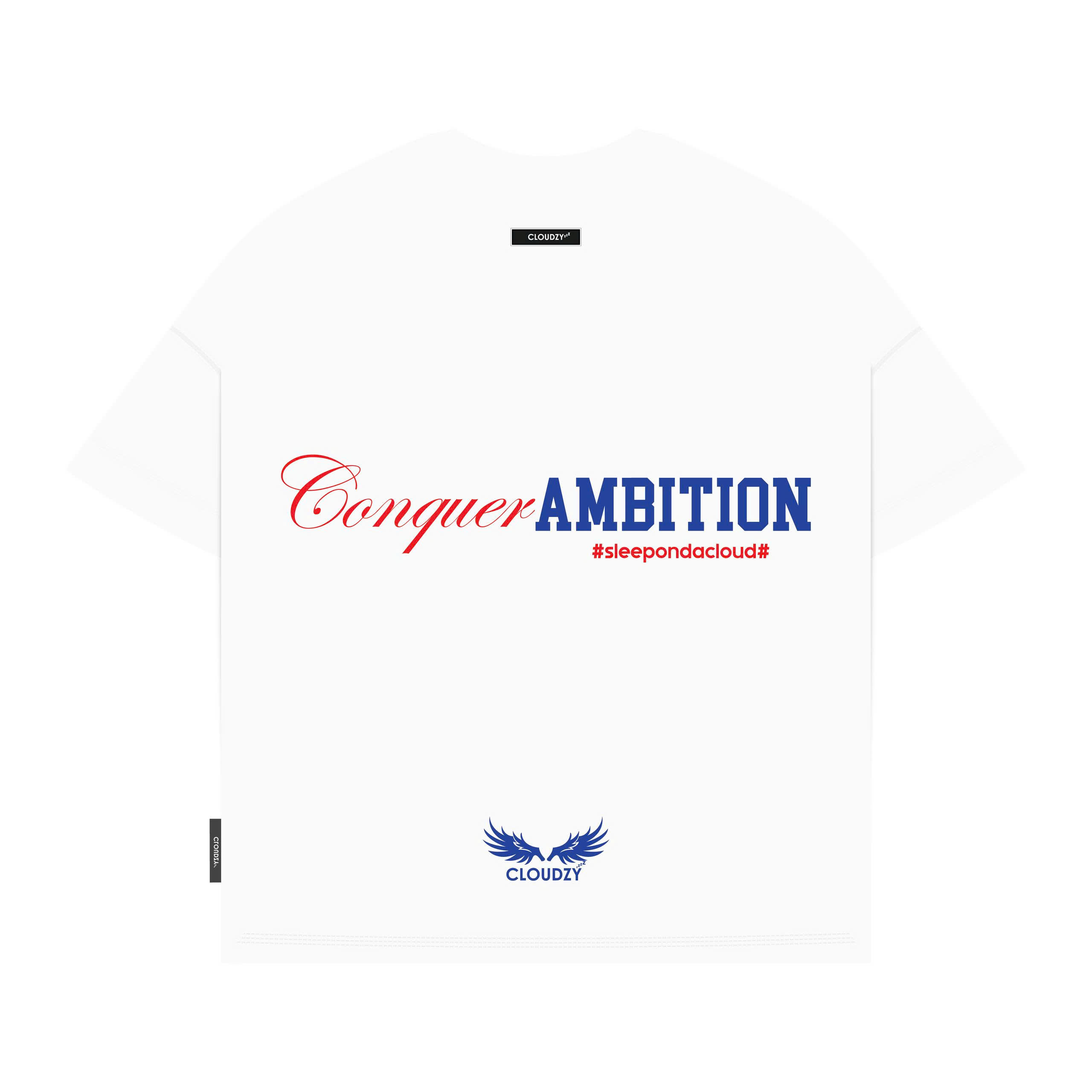 Áo thun boxy tee local brand unisex nam nữ tay lỡ form rộng cổ tròn oversize cotton cao cấp AMBITION