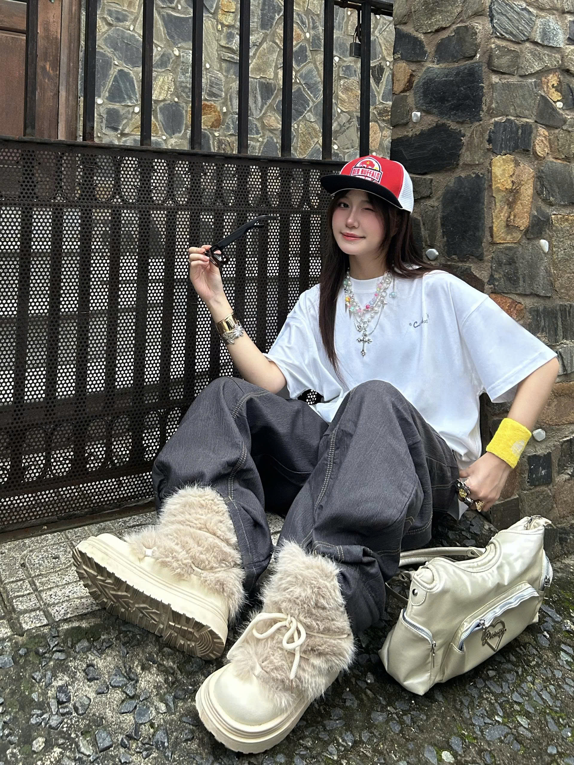 Áo thun boxy tee local brand Cloudzy unisex phông tay lỡ nữ cotton phối màu form rộng boxy SENSITIVE