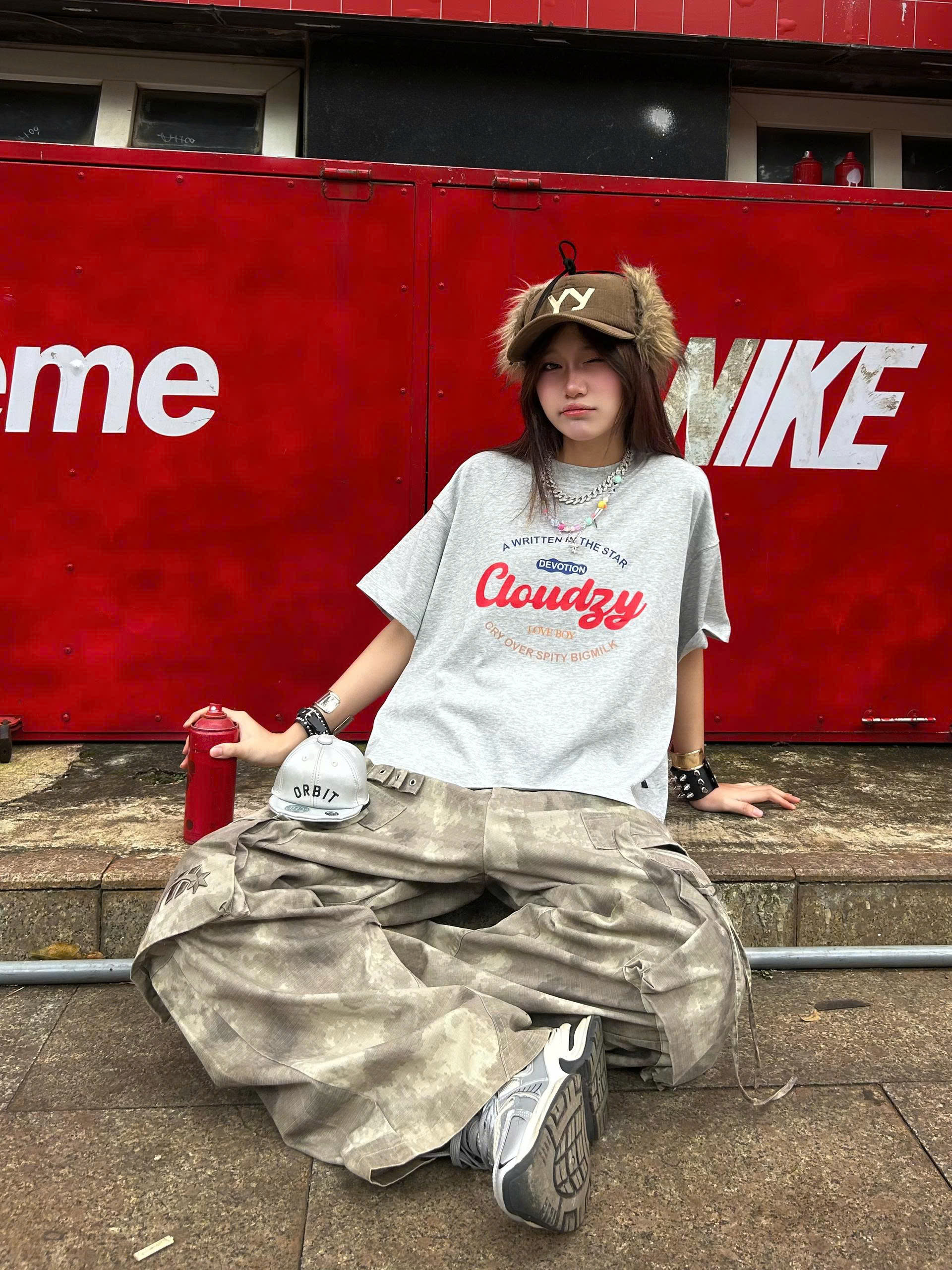 Áo thun boxy tee local brand Cloudzy unisex phông tay lỡ nữ cotton phối màu form rộng boxy DEVOTION