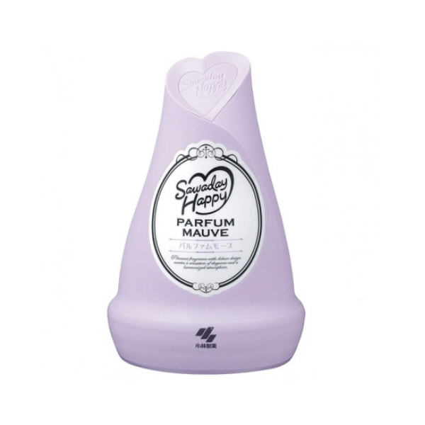 Sáp thơm phòng Kobayashi Sawaday Happy Parfum Mauve 120g (4 mùi hương) (Tím - Hương hoa dịu nhẹ)