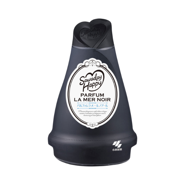 Sáp thơm phòng Kobayashi Sawaday Happy Parfum Mauve 120g (4 mùi hương) (Đen - Hương hoa biển)