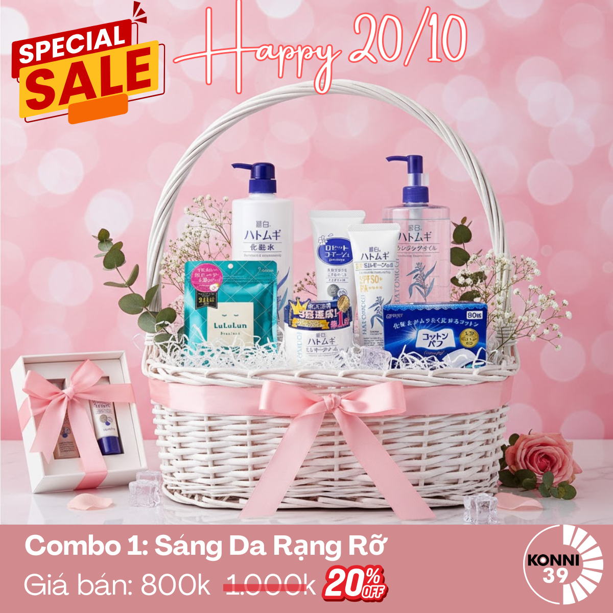 Combo1 Sáng Da Rạng Rỡ