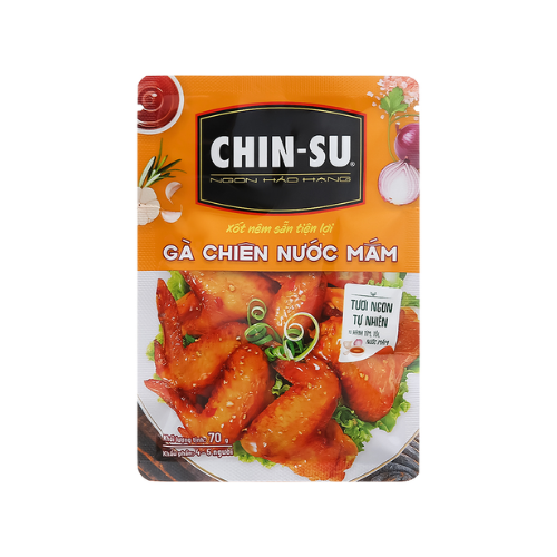 CHIN-SU xốt nêm sẵn tiện lợi Gà chiên nước mắm 1túi x 70gr