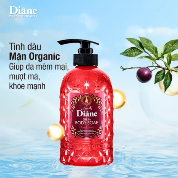 Sữa tắm dưỡng ẩm & sáng mịn làn da Moist Diane Oil in Body Soap Chardonnay