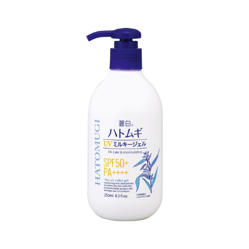 Sữa dưỡng chống nắng trắng da Hatomugi ý dĩ 250ml SPF50+