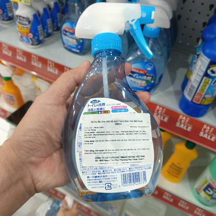 Nước tẩy rửa nhà vệ sinh Fancl khử mùi diệt khuẩn 380ml