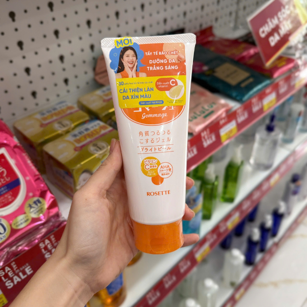 Gel tẩy da chết Rosette 180g - Cam (mẫu mới)