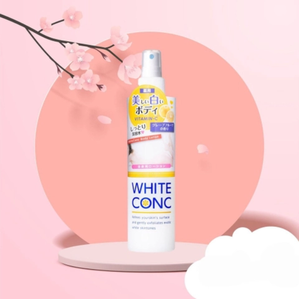 Xịt dưỡng thể White Conc trắng da 245ml