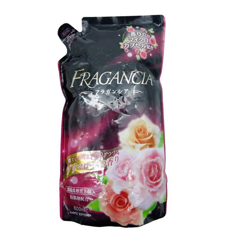 Nước xả vải Fragancia 600ml - hoa hồng