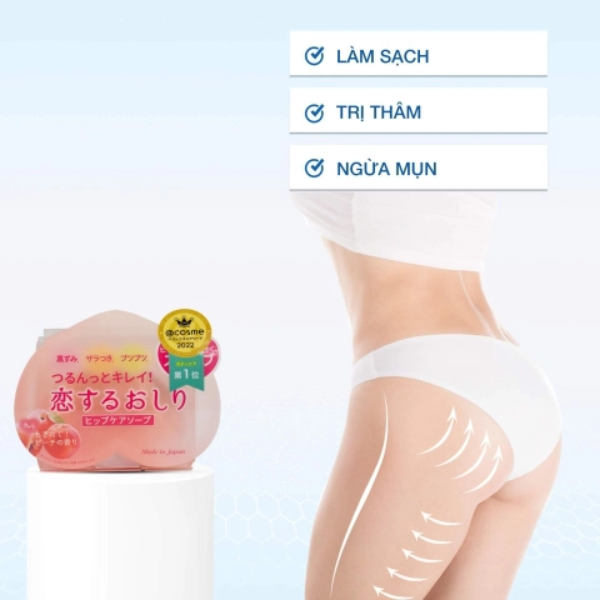 Xà phòng Pelican For Back hỗ trợ trị thâm mông 80g