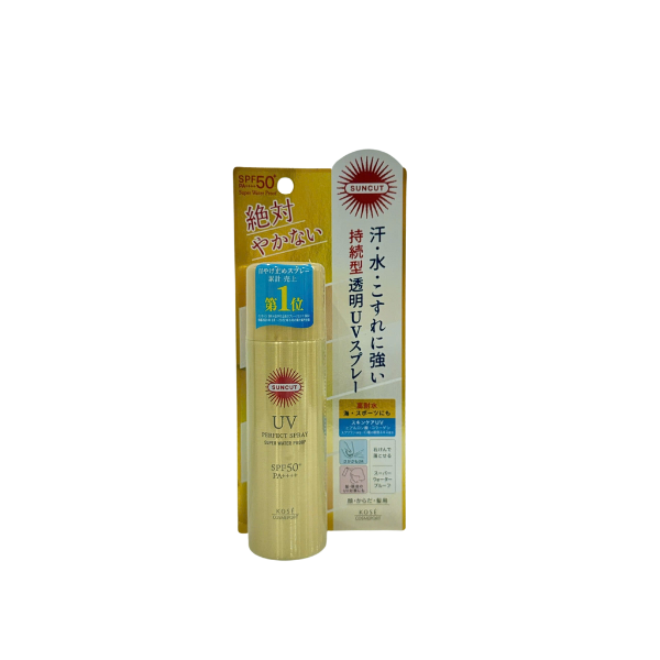 Xịt chống nắng Kose Suncut Super Waterproof Super Perfect UV SPF50+PA++++ 50g (2 loại) (Disney)