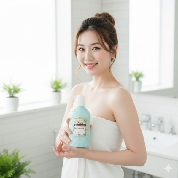 Sữa tắm cấp ẩm & tươi mát da Moist Diane Botanical Refresh & Moist