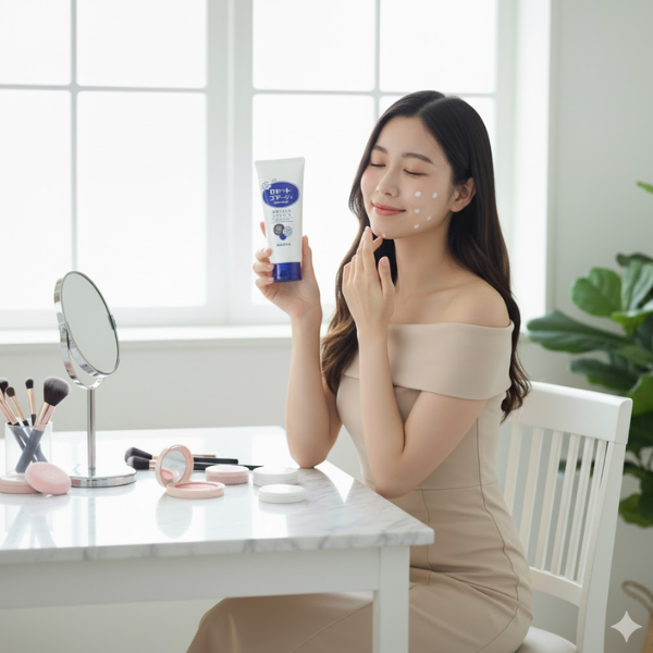 Gel tẩy da chết Rosette 180g - Xanh (mẫu mới)