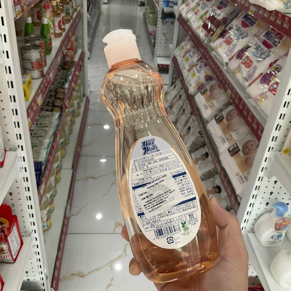 Nước rửa bát Rocket 600ml - hương cam (new)