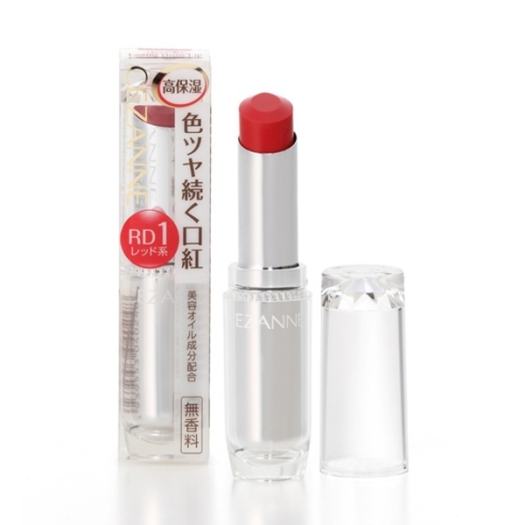 Son môi Cezanne Lasting Gloss Lip bản son bóng thỏi 3.2g (RD1)