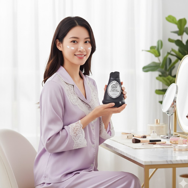 Sáp thơm phòng Kobayashi Sawaday Happy Parfum Mauve 120g (4 mùi hương) (Đen - Hương hoa biển)