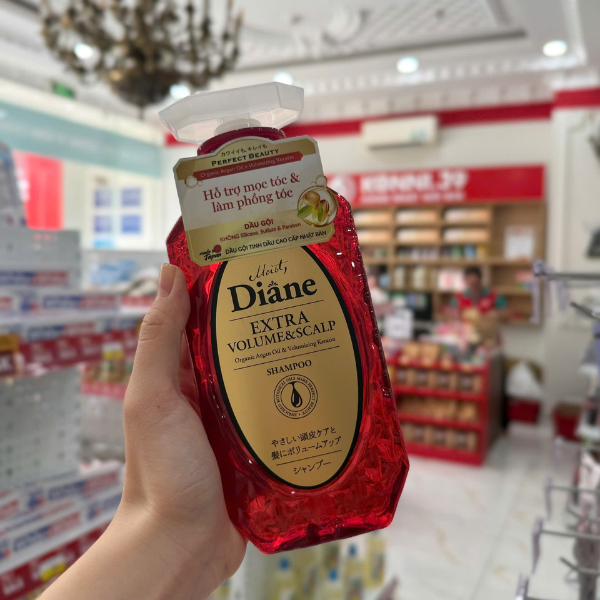 Dầu gội hỗ trợ mọc tóc và làm phồng tóc Moist Diane Extra Volume & Scalp