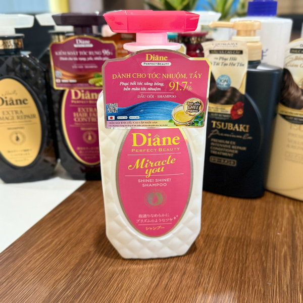 Dầu gội dành cho tóc nhuộm tẩy Diane Miracle You Shine Shine