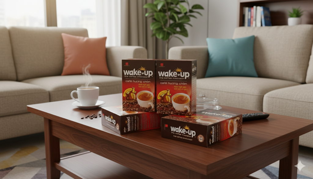 Cà phê Wake - Up Hương Chồn 1 hộp