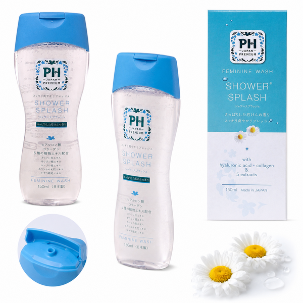 Dung dịch vệ sinh phụ nữ pH Care Japan Premium 150ml (4 loại) (Shower Splash)