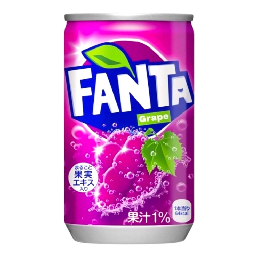 Nước ngọt Fanta vị nho có ga 160ml/lon, T30