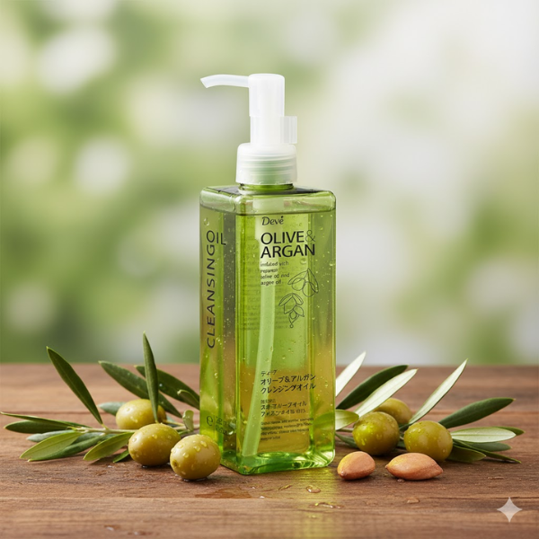Dầu tẩy trang Deve chiết xuất dầu Olive và Argan làm sạch, cấp ẩm, dưỡng sáng chai 200ml