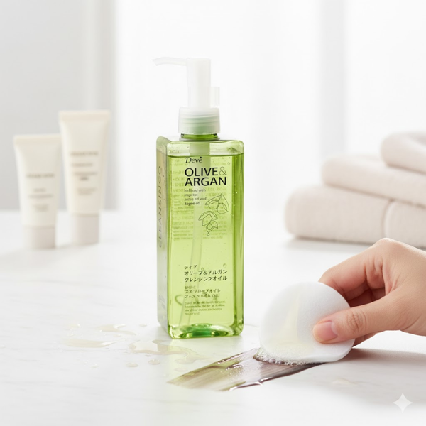 Dầu tẩy trang Deve chiết xuất dầu Olive và Argan làm sạch, cấp ẩm, dưỡng sáng chai 200ml