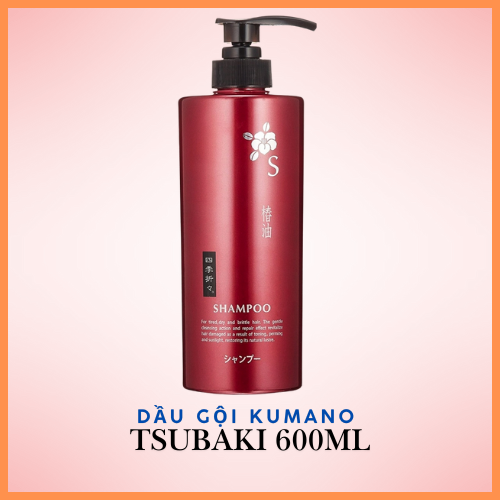 Dầu gội Kumano chiết xuất dầu Tsubaki 600ml