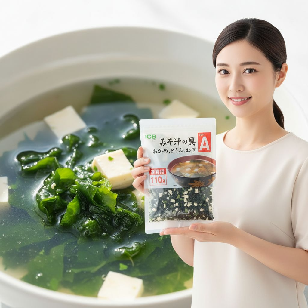 Canh rong biển đậu hủ ICB, 110g/gói, 30 gói/ thùng