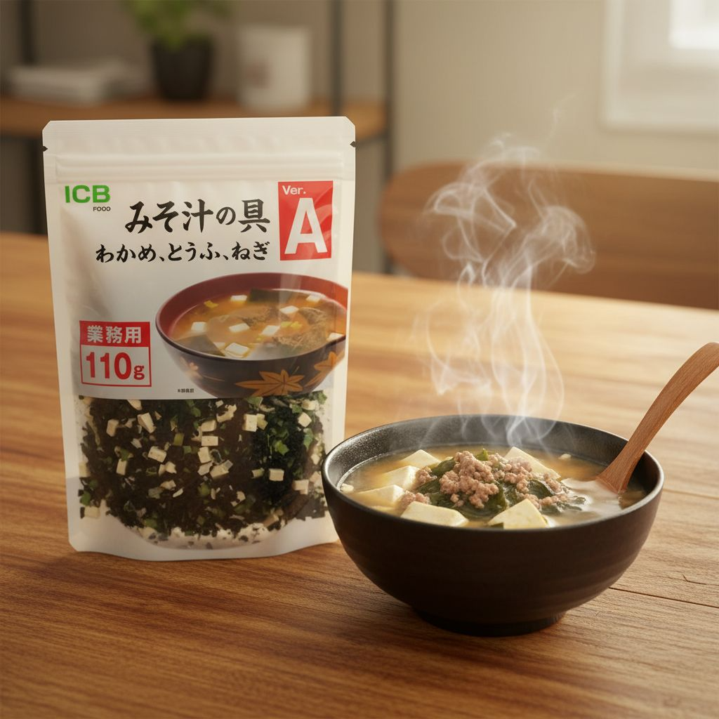 Canh rong biển đậu hủ ICB, 110g/gói, 30 gói/ thùng